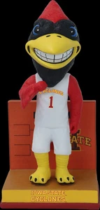 Cy The Cardinal Iowa State Cyclones Dancing In March Bobblehead NCAA College - Picture 1 of 1
