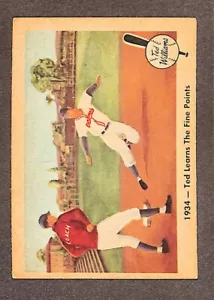1959 Fleer #4 Ted Williams Ted Learns The Fine Points - Picture 1 of 3