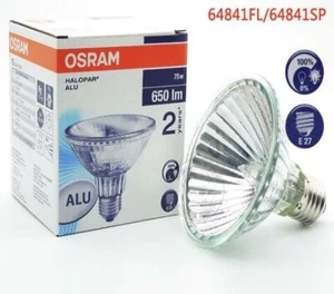 OSRAM 644841 SP FL 75W 230V Bombilla HALOPAR 30 ALUMINIO E27 64841SP 10° 64841FL Lámpara 30° - Imagen 1 de 5