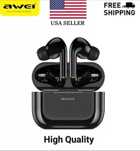 TWS Bluetooth 5.0 Earbuds Waterproof Headset Noise Cancelling Wireless - Picture 1 of 7