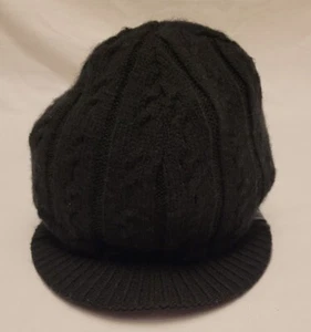 The North Face A5 Beanie with Visor Knit Kids/Youth One Size Black - Picture 1 of 12