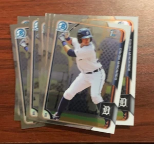 2015 Bowman BCP5 Dixon Machado 10 count All Chrome lot Detroit Tigers - Picture 1 of 2