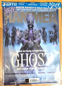 Metal Hammer Magazine (UK) April 2025 (#399) Ghost Perpetua Skeleta Patches Card - Picture 1 of 2