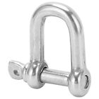 5Pcs M6 Straight D Shackle Short 304 Stainless Steel Breaking D Rigging Shac DY9