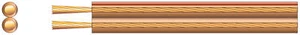 Mercury Heavy Duty Transparent Speaker Cable, 2 x (196 x 0.10mm) - Picture 1 of 1