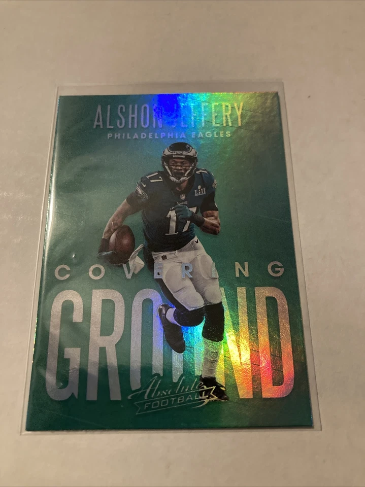 2018 Absolute Football CG-AJ Covering Ground Alshon Jeffery Eagles - Image 1 of 1