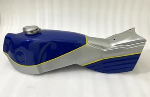 Bultaco Alpina Aluminum Alloy Blue & Silver Petrol Fuel Tank & Seat Pan Cowling - Picture 1 of 22