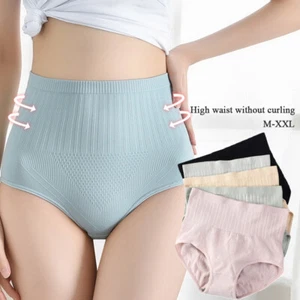 Ladies Cotton Tummy Control Panties Leak Proof Underwear Women High Waist Pants` - Picture 1 of 26