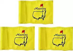 3 Pack Augusta National Tournament Golf Flag Mini Masters Banner Yard Practice - Picture 1 of 6