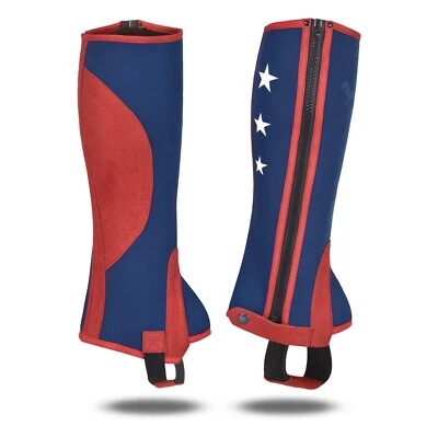 Neopren Reitsport Halbchaps. Bunt und stilvoll. Leicht und atmungsaktiv - Bild 1 von 4