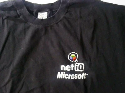 Microsoft netIQ Exchange 2000 Migration (Internal Employee) Black T-Shirt (L) - Image 1 of 4