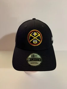 New Era 9FORTY Adjustable Hat The League Denver Nuggets NBA Cap OSFM Navy - Picture 1 of 8