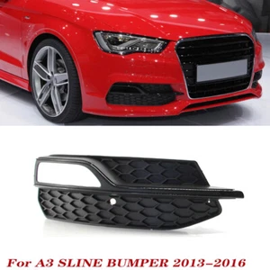Right Side For Audi A3 S3 S-Line 2013-16 Lower Front Fog Light Trim Cover Grille - Picture 1 of 10