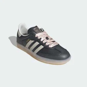 IH8047 adidas Originals Samba OG Ribbon Laces Black Pink (Women's) - Picture 1 of 13