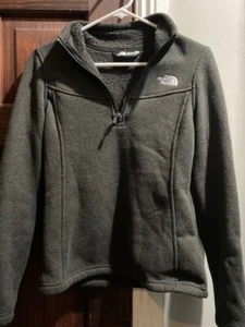 The North Face Fleecejacke Damen Small 1/4 Zip Pullover leicht schwarz - Bild 1 von 3