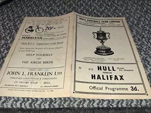 1958-1959 RUGBY LEAGUE HULL FC V HALIFAX - Bild 1 von 3