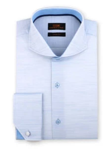 Steven Land | Dress Shirt | TA1849 | 100% Cotton | Blue - Picture 1 of 1