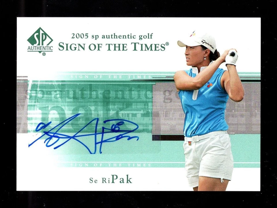 2005 SP AUTHENTIC SIGN OF THE TIMES SE RI PAK AUTO AUTOGRAPH LPGA 4A - Image 1 of 1
