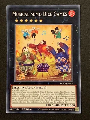 Musical Sumo Dice Games | DIFO-EN047 | Common | 1st Edition | YuGiOh TCG - Image 1 of 3