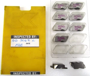 KENNAMETAL NG 3062 L Carbide Inserts Grade K68 9 Pcs. NOS - Picture 1 of 1