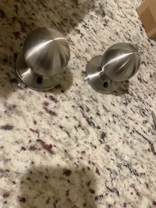 New Silver color Non-Turning Dummy Door Knob - Nickel - Picture 1 of 1