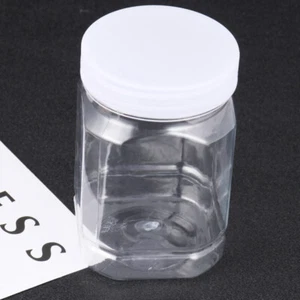 8 Pcs Plastic Bottle Cereal Storage Container Airtight Rice Snacks - Picture 1 of 12