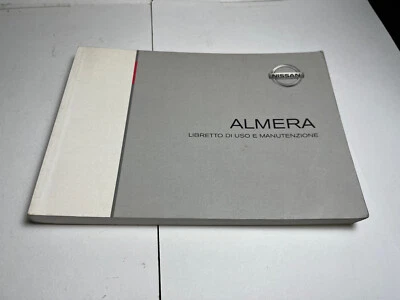 MANUALE USO E MANUTENZIONE NISSAN ALMERA 2003 - Immagine 1 di 4