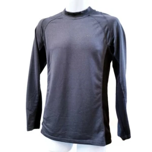Asics Gray Black Long Sleeve Pullover Athletic Running Shirt Mens Sz S - Picture 1 of 6