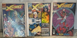 MARVEL COMICS X-FORCE #1,#2  FATAL ATTRACTIONS HOLOGRAM X-MEN  REAL NICE - Picture 1 of 23