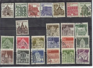 SELLOS ALEMANIA,1964/66, Nº 322/8 Y 357/62, YVERT. 2 SERIES COMPLETAS USADAS - Imagen 1 de 1