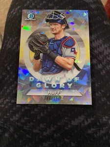 2020 Bowman Chrome Sam Huff #/150 Dawn Of Glory Atomic Refractor SP Rangers MINT - Picture 1 of 2