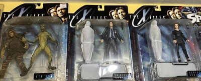LOTE DE 3-The X-Files Agent Scully Fox Mulder Attack Alien Figura de Acción Serie 1 Foto 1 de 4