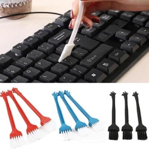 Outil De Nettoyage De Clavier Et D'ordinateur Brosse Pelle Coin Rainure De ~ - Photo 1/11
