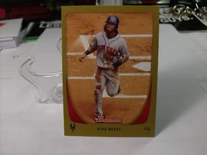 2011 Bowman Gold #115 - Jose Reyes - New York Mets (3220) - Picture 1 of 2