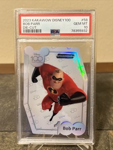 2023 Kakawow Phantom Disney 100 Years of Wonder BOB PARR DIE-CUT PSA 10!  POP 3