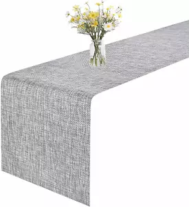 GIVERARE Table Runner, 12X53In Heat-Resistant Woven Vinyl Long Tabletop, Non-Sli - Picture 1 of 12