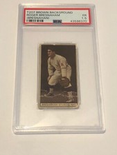 1912 T207 Brown Background Roger Bresnaham (Bresnahan) PSA 1.5 Fair St. Louis Ca
