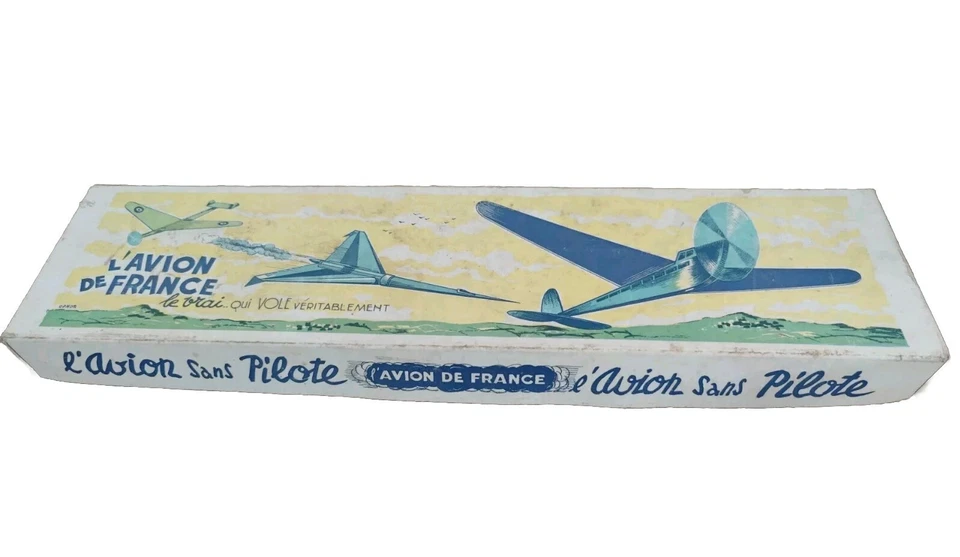 Glider 1960 The Plane Of France ( United States) The Condor Model Airplane Blue - Image 1 of 4