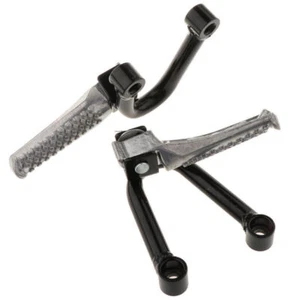 2pcs Motorcycle Cross-country Rear Passenger Foot Pegs Pedal Stand Refit UK NEW - Picture 1 of 10