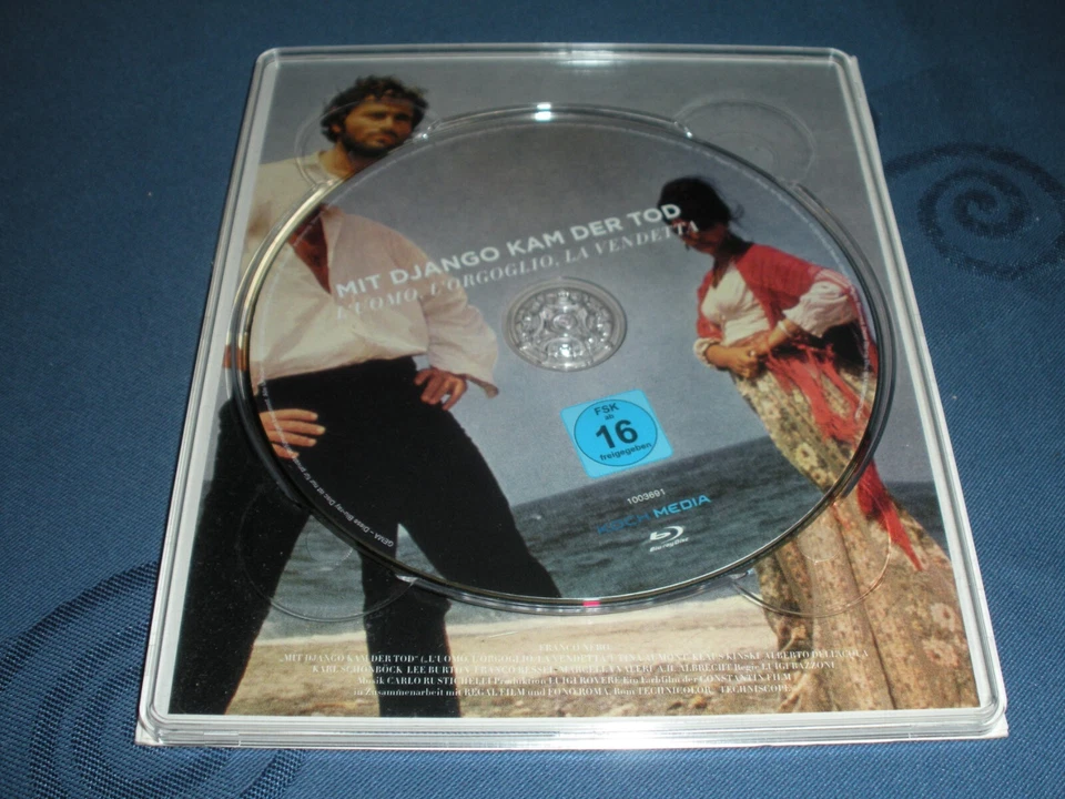 Blu-ray MIT DJANGO KAM DER TOD * Franco Nero, Klaus Kinski 1967_ohne Cover/Hülle - Bild 1 von 1