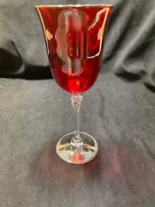 G A Crystal Italian Wine Goblet - Gioiella Da Tavola Brigitta - Picture 1 of 6