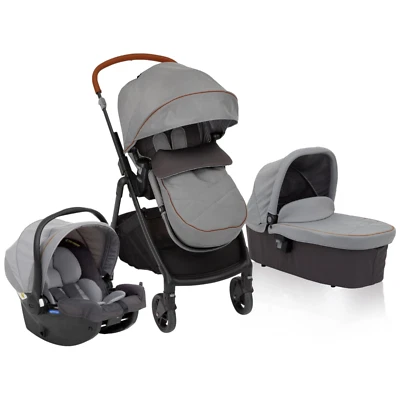 3 in 1 Travel System Stroller Pram Car Seat Pushchair Carry Cot Graco Near2Me UK - Image 1 of 4