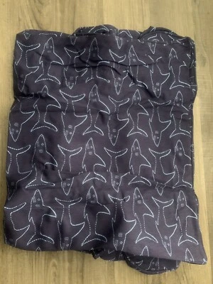 Pottery Barn Kids Anywhere Chair Blue Sharks Slip Cover ONLY! New (Kids Chair) - Image 1 of 4