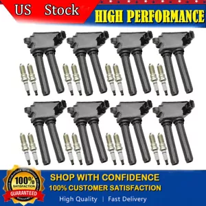 UF504 Ignition Coil & Iridium Spark plug for Chrysler 300 Dodge Durango Ram 5.7L - Picture 1 of 13