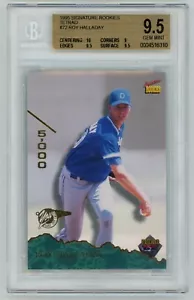1995 Signature Rookies Tetrad #72 ROY HALLADAY RC Rookie /5000 BGS 9.5 Gem Mint - Picture 1 of 2