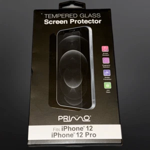 Sealed Brand New Primo Tempered Glass Screen Protector for iPhone 12 Pro Max - Picture 1 of 2