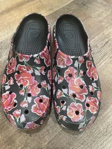 Crocs Tropical Floral Freesail Size 10 Women New Without Box - Picture 1 of 5