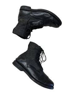 Botas negras RAG & BONE de cuero y tela con cordones para hombre talla 12 - Imagen 1 de 16