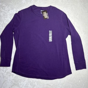 Duluth Trading Co. Women's Purple Longtail Waffle Long Sleeve 2XL NEW with Tags - Picture 1 of 7