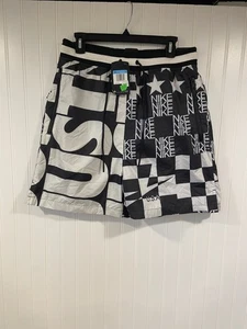 Nike Shorts NSW Uomo M SportsWear Stampato Scorpione Nero/Bianco AR1640-133 Nuovo con etichette - Foto 1 di 6